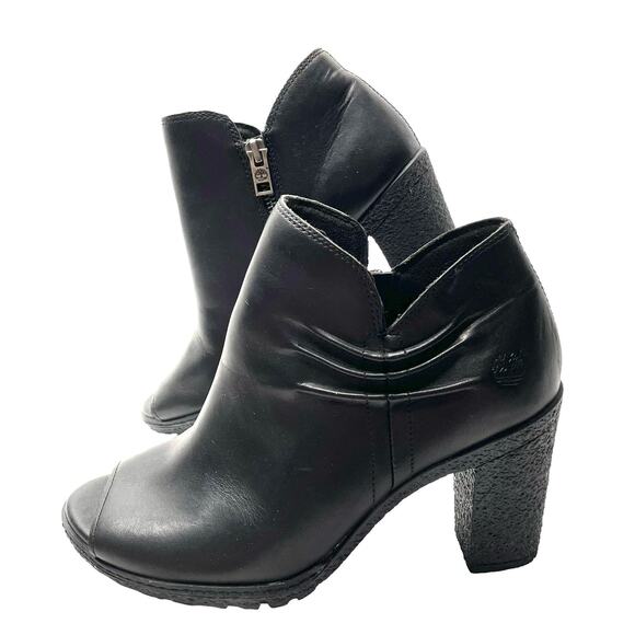 ✨Timberland NEW* Glancy Ruched Peep Toe (8.5)✨ - Picture 2 of 9